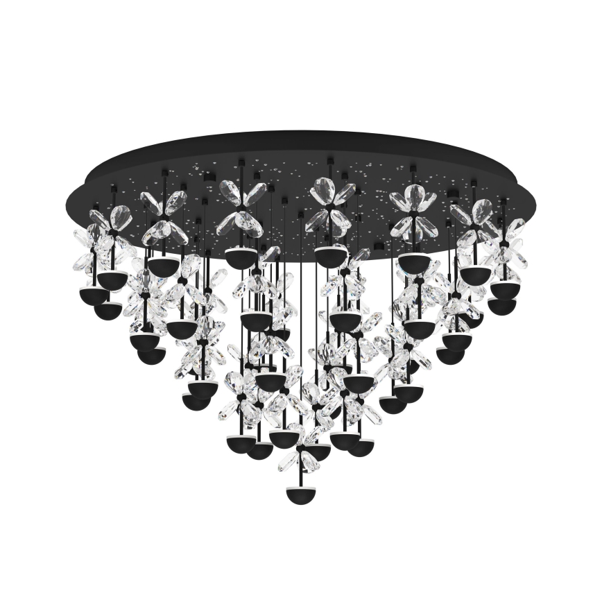 Eglo - Himmennettävä LED-kattovalaisin LED/77,4W/230V 3000K musta