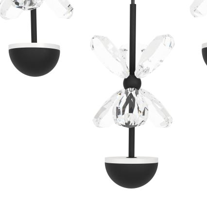 Eglo - Himmennettävä LED-kattovalaisin LED/77,4W/230V 3000K musta