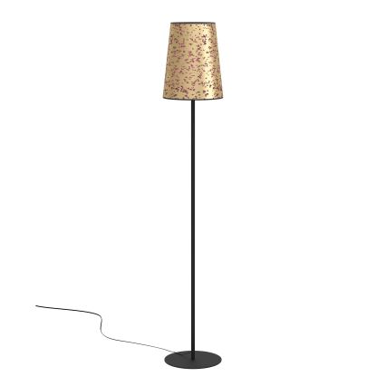 Eglo - Lattialamppu 1xE27/25W/230V kulta/vaaleanpunainen