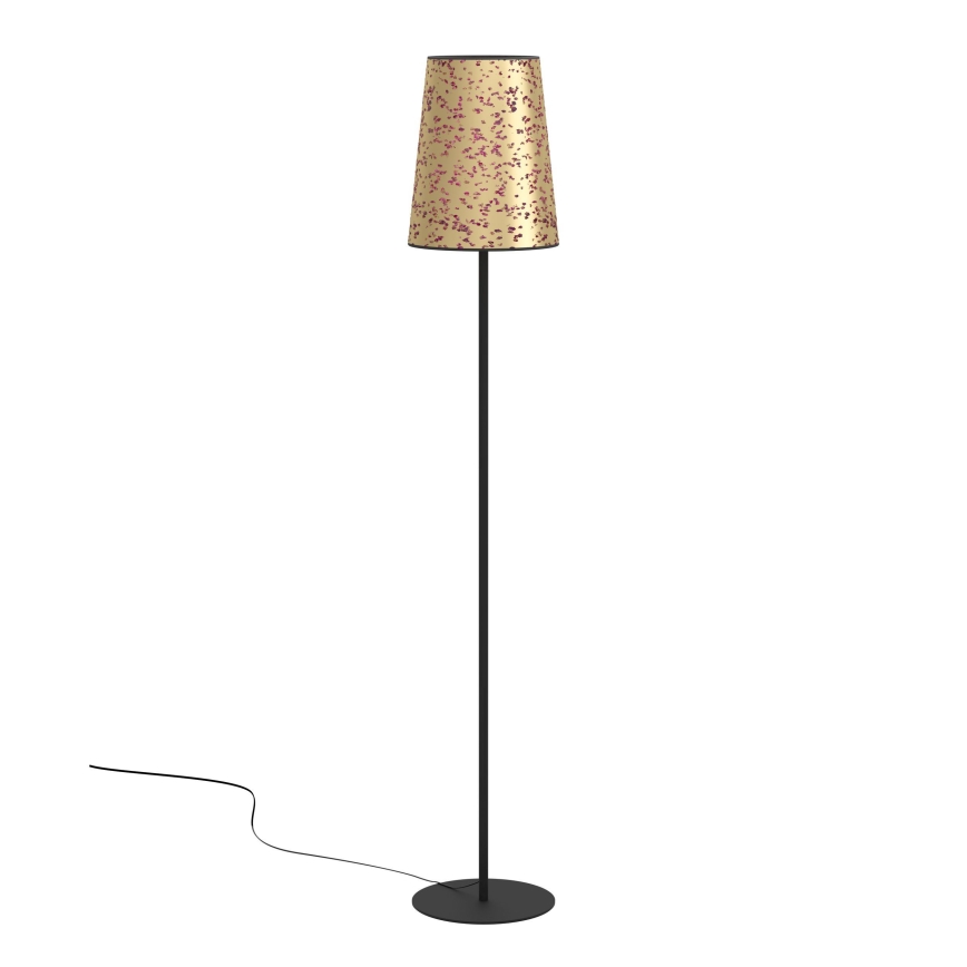 Eglo - Lattialamppu 1xE27/25W/230V kulta/vaaleanpunainen