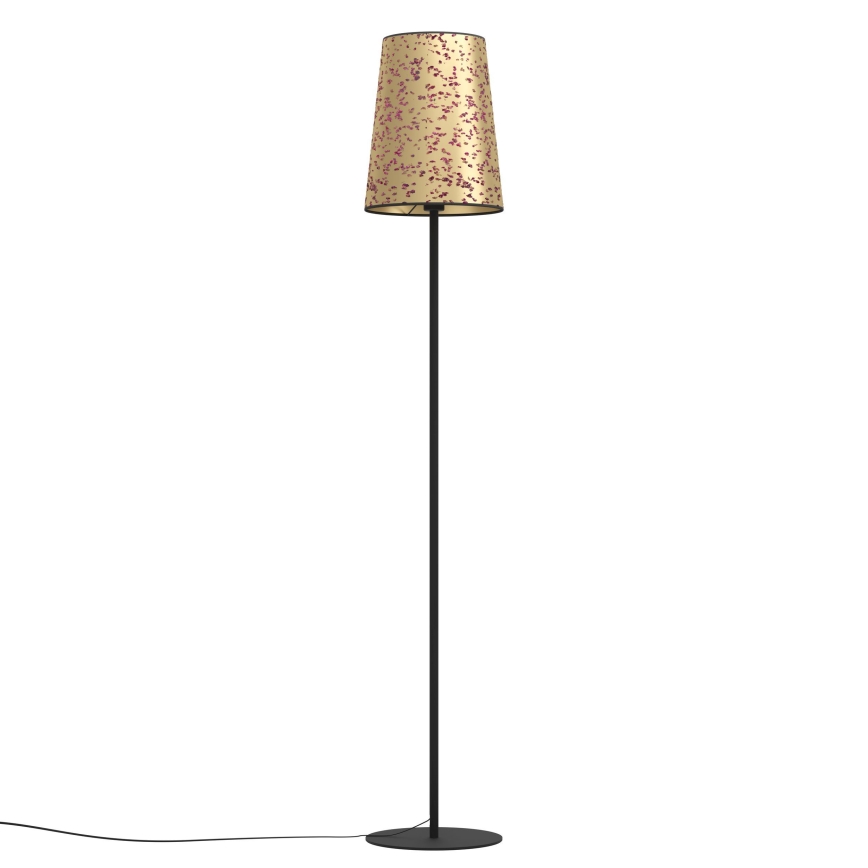 Eglo - Lattialamppu 1xE27/25W/230V kulta/vaaleanpunainen