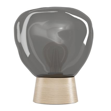 Eglo - Pöytävalaisin 1xE27/40W/230V savuinen