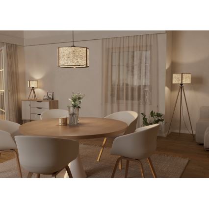 Eglo - Kattokruunu johdossa 1xE27/25W/230V beige