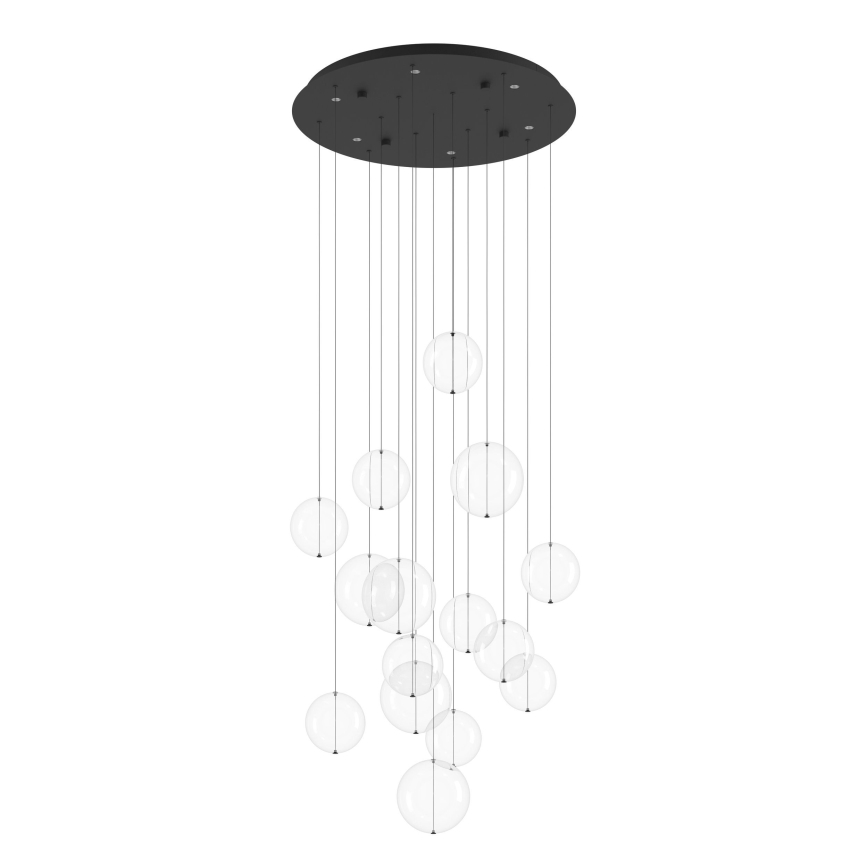 Eglo - Himmennettävä LED-kattokruunu johdossa 6xLED/4,2W/230V 3000K läpinäkyvä
