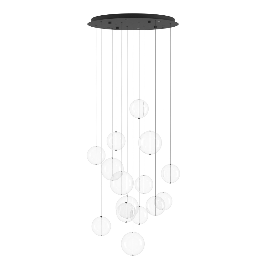 Eglo - Himmennettävä LED-kattokruunu johdossa 6xLED/4,2W/230V 3000K läpinäkyvä