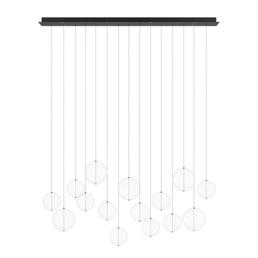 Eglo - Himmennettävä LED-kattokruunu johdossa 8xLED/4,2W/230V 3000K läpinäkyvä
