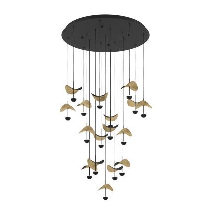 Eglo - Himmennettävä LED-kattokruunu johdossa 17xLED/2,3W/230V 3000K halkaisija 78 cm