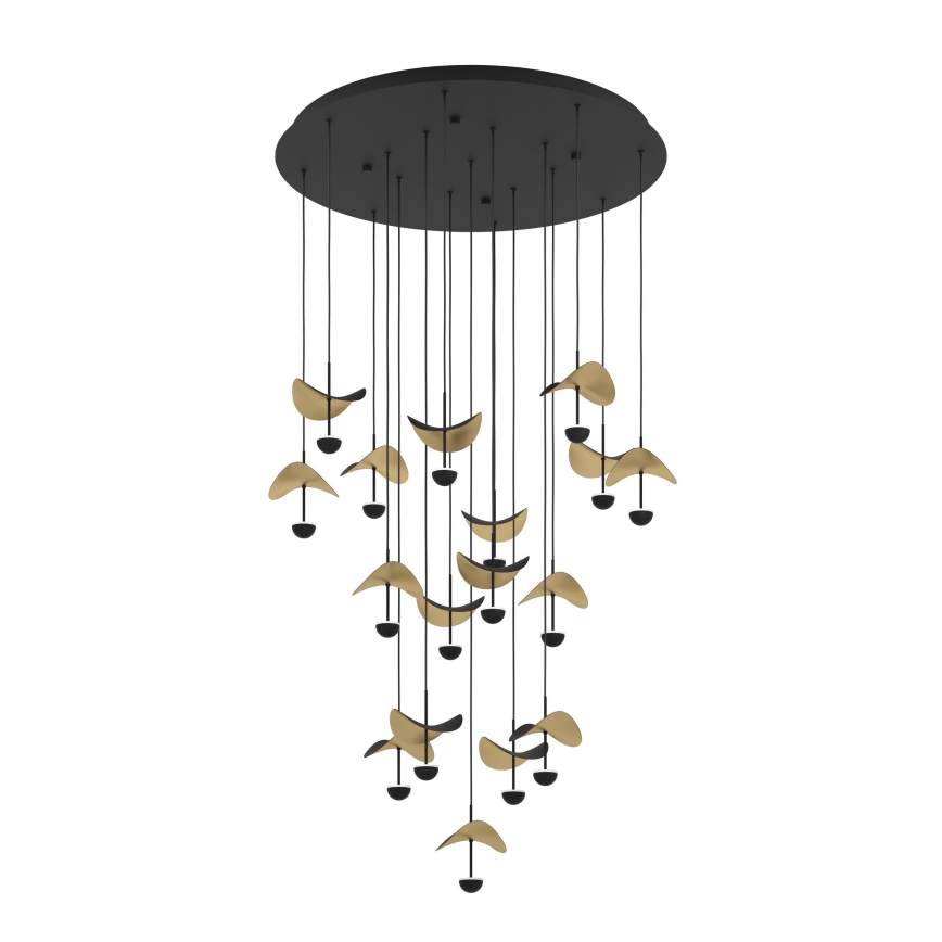 Eglo - Himmennettävä LED-kattokruunu johdossa 17xLED/2,3W/230V 3000K halkaisija 78 cm