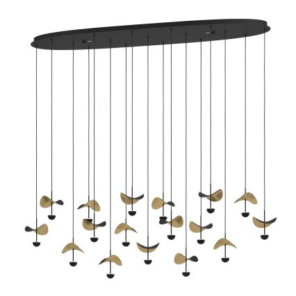 Eglo - Himmennettävä LED-kattokruunu johdossa 17xLED/2,3W/230V 3000K