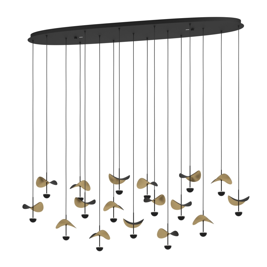 Eglo - Himmennettävä LED-kattokruunu johdossa 17xLED/2,3W/230V 3000K