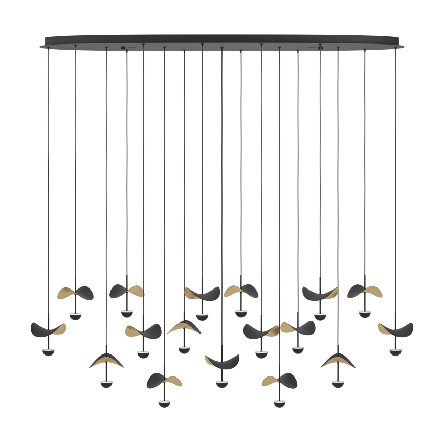 Eglo - Himmennettävä LED-kattokruunu johdossa 17xLED/2,3W/230V 3000K