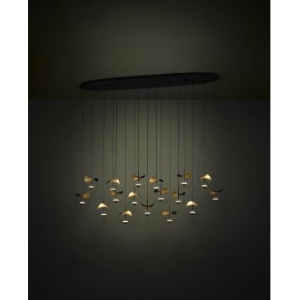 Eglo - Himmennettävä LED-kattokruunu johdossa 17xLED/2,3W/230V 3000K