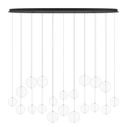 Eglo - Himmennettävä LED-kattokruunu johdossa 8xLED/4,2W/230V 3000K läpinäkyvä
