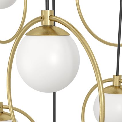 Eglo - Himmennettävä LED-kattokruunu johdossa 10xLED/3W/230V 3000K kulta