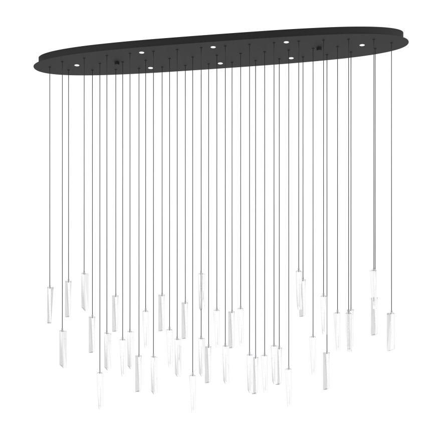Eglo - Himmennettävä LED-kattokruunu johdossa 8xLED/4,2W/230V 3000K läpinäkyvä