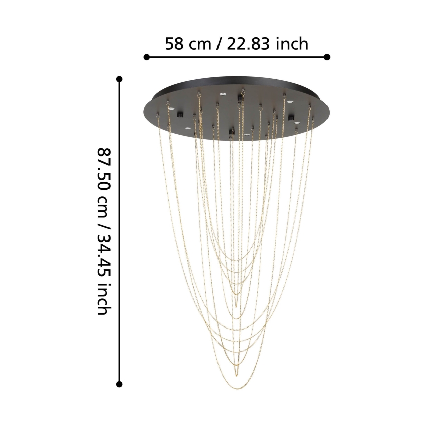 Eglo - Himmennettävä LED-kattovalaisin 6xLED/4,2W/230V 3000K