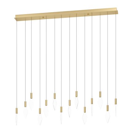 Eglo - Himmennettävä LED-kattokruunu johdossa 14xLED/3,3W/230V 3000K kulta
