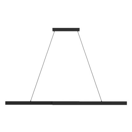 Eglo - Himmennettävä LED-kattokruunu johdossa LED/20W/230V 3000K musta
