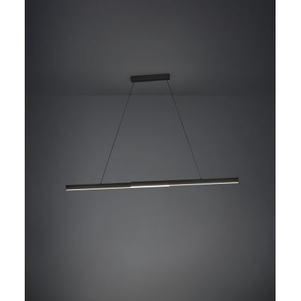 Eglo - Himmennettävä LED-kattokruunu johdossa LED/20W/230V 3000K musta