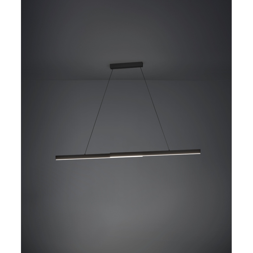 Eglo - Himmennettävä LED-kattokruunu johdossa LED/20W/230V 3000K musta