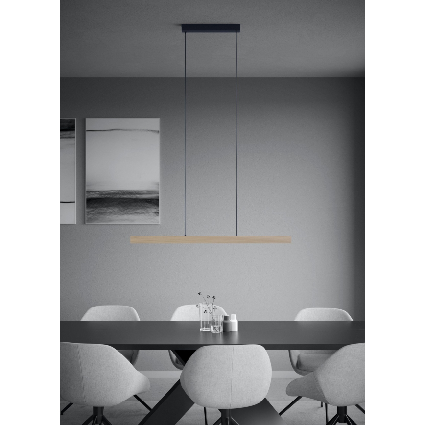 Eglo - Himmennettävä LED-kattokruunu johdossa LED/21W/230V 3000K ruskea