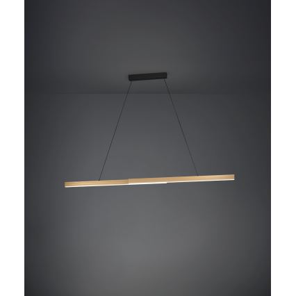 Eglo - Himmennettävä LED-kattokruunu johdossa LED/21W/230V 3000K ruskea