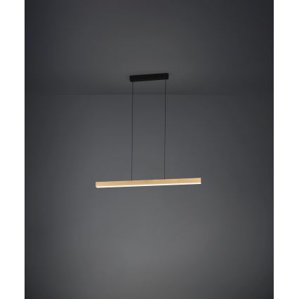 Eglo - Himmennettävä LED-kattokruunu johdossa LED/21W/230V 3000K ruskea