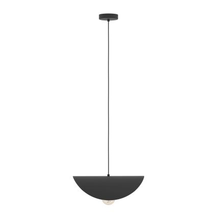 Eglo - Kattokruunu johdossa 1xE27/40W/230V 41 cm musta/kulta