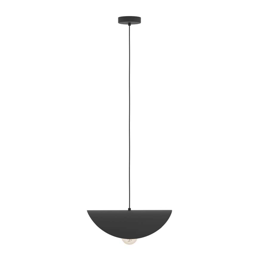 Eglo - Kattokruunu johdossa 1xE27/40W/230V 41 cm musta/kulta