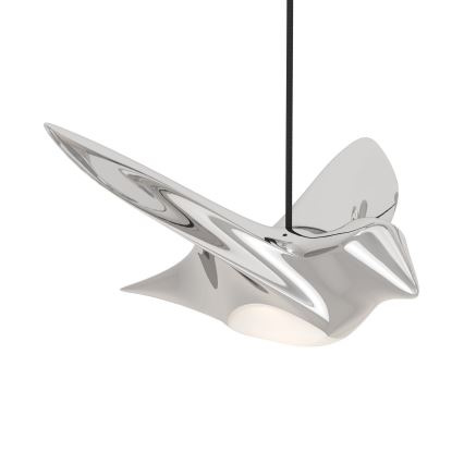 Eglo - Himmennettävä LED-kattokruunu johdossa 17xLED/3W/230V 3000K kiiltävä kromi
