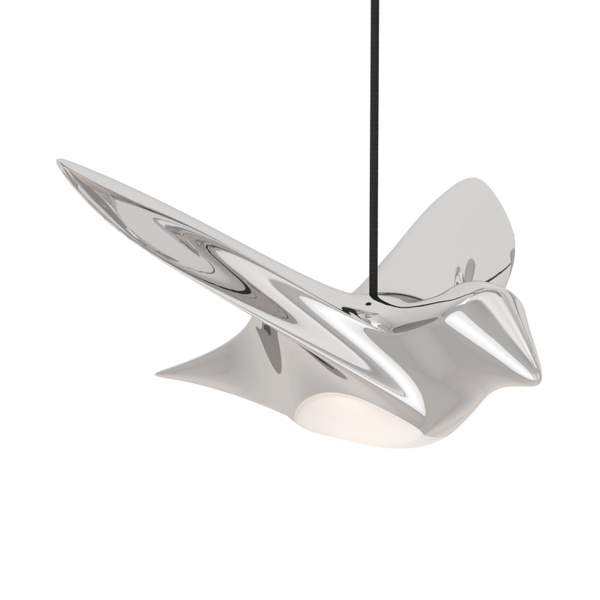 Eglo - Himmennettävä LED-kattokruunu johdossa 17xLED/3W/230V 3000K kiiltävä kromi