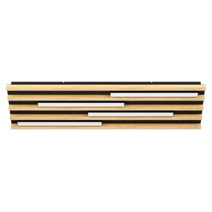 Eglo - Himmennettävä LED-kattovalaisin 4xLED/9W/230V 3000K 22x78 cm ruskea
