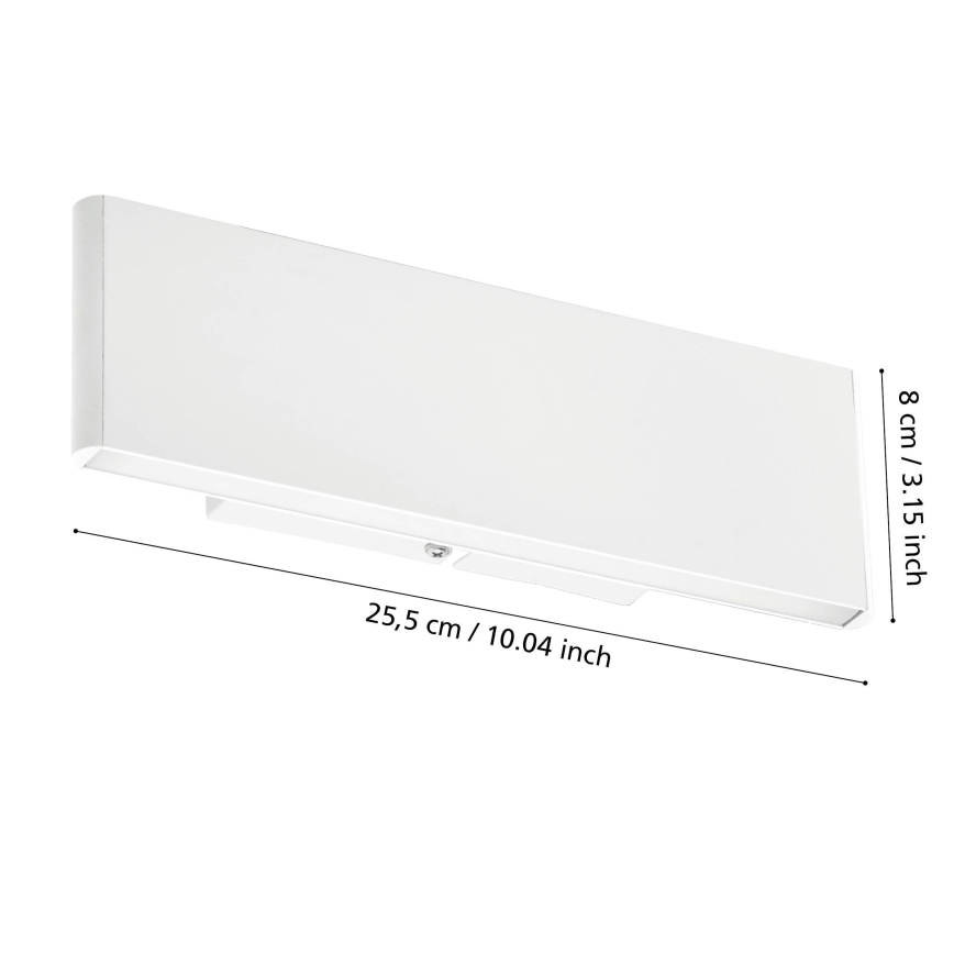 Eglo - LED-seinävalaisin 2xLED/5,4W/230V
