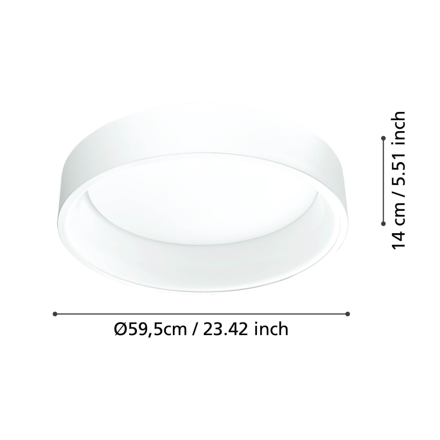 Eglo - Himmennettävä LED-kattovalaisin 1 LED/35,2W/230V