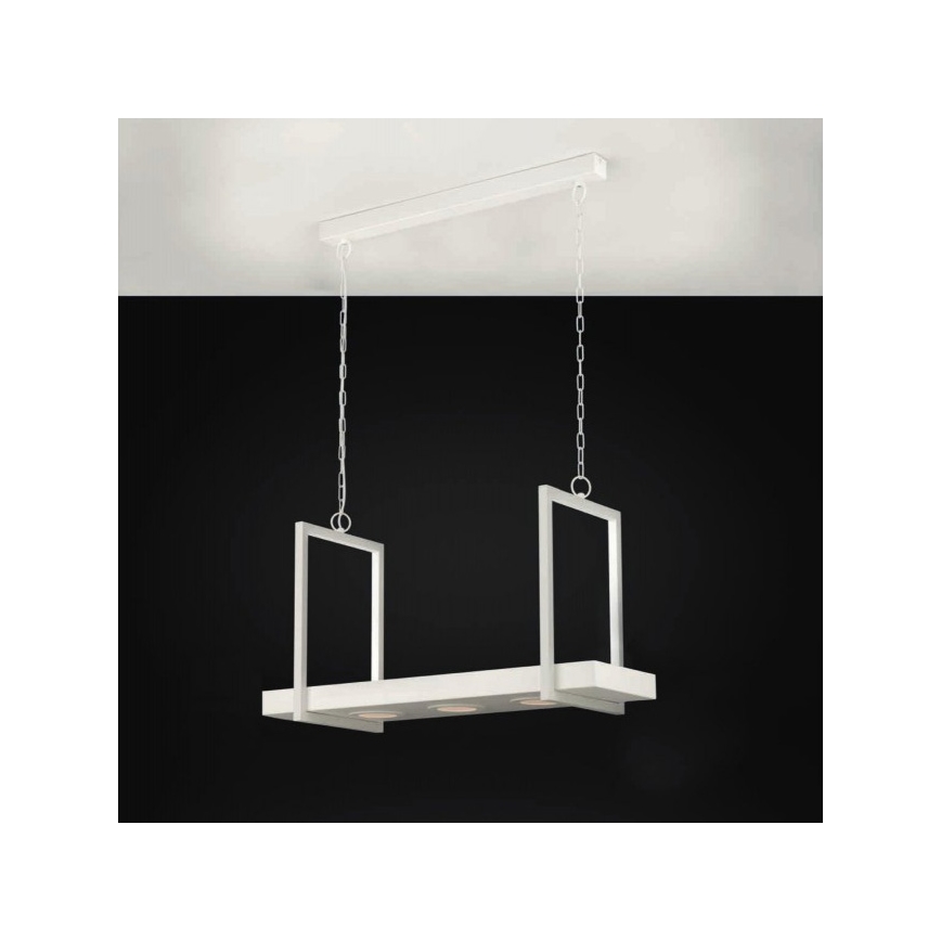 Eglo 39301 - LED RGB Himmennettävä kattokruunu ketjussa CALAMONA 3xLED/6W/230V + kauko-ohjaus