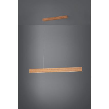 Eglo 39347 - Himmennettävä LED-kattokruunu narussa CLIMENE LED/21W/230V + LED/8,4W