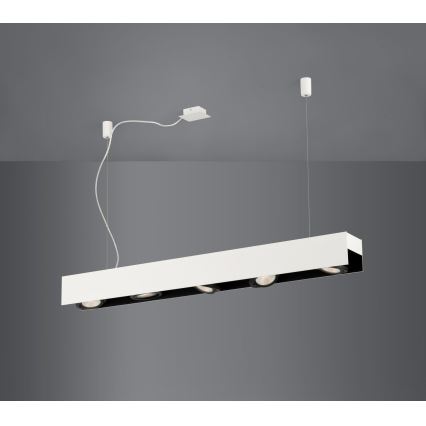 Eglo 39372 - Himmennettävä LED-kattokruunu narussa BADALONA 5xLED/5,4W/230V