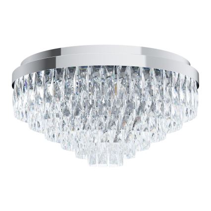 Eglo - Kattovalaisin 11xE14 / 40W / 230V kiiltävä kromi