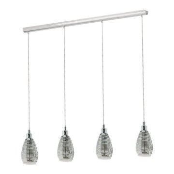 Eglo 39504 - Kattokruunu narulla SIRACUSA 4xE27/60W/230V