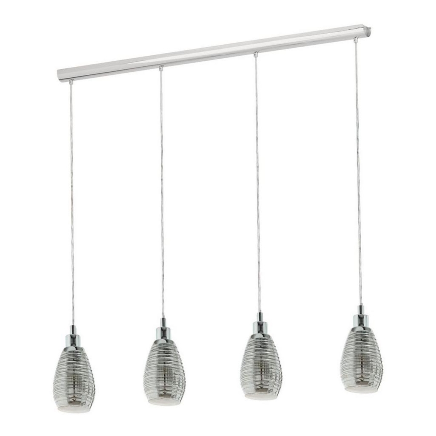 Eglo 39504 - Kattokruunu narulla SIRACUSA 4xE27/60W/230V