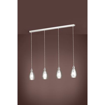 Eglo 39504 - Kattokruunu narulla SIRACUSA 4xE27/60W/230V