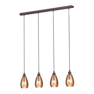 Eglo 39507 - Kattokruunu narulla SIRACUSA 4xE27/60W/230V