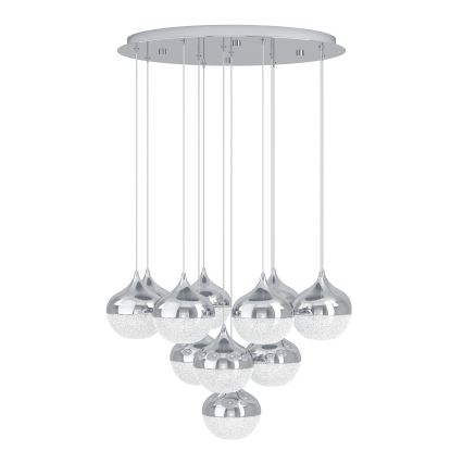 Eglo - LED-himmennettävä kattokruunu narussa 10xLED / 3,1W / 230V