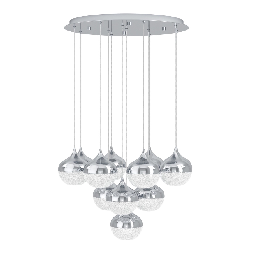 Eglo - LED-himmennettävä kattokruunu narussa 10xLED / 3,1W / 230V