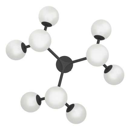Eglo - LED-pinta-asennettava kattokruunu 9xG9 / 3W / 230V