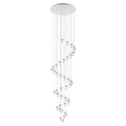 Eglo - LED-himmennettävä LED-kristallikruunu narussa 40xLED / 1,8W / 230V