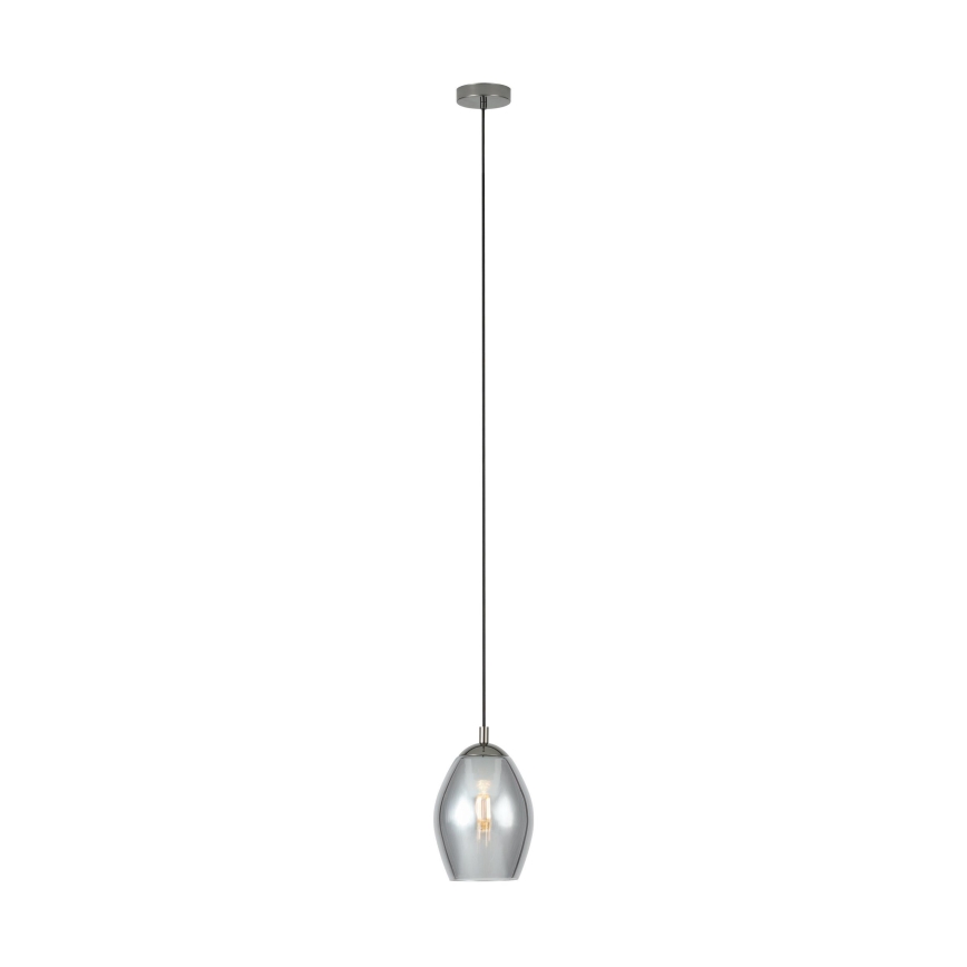 Eglo - Kattokruunu johdossa 1xE27/60W/230V savuinen