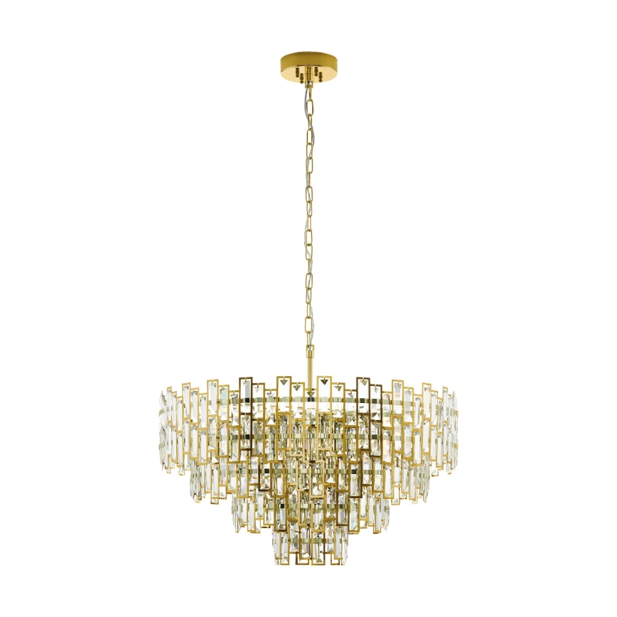Eglo 39614 - Kattokruunu ketjulla CALMEILLES 10xE14 / 25W / 230V d. 78 cm