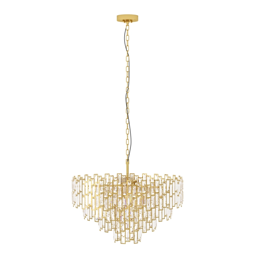 Eglo 39614 - Kattokruunu ketjulla CALMEILLES 10xE14 / 25W / 230V d. 78 cm