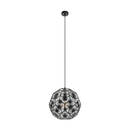 Eglo - Kattokruunu johdossa 1xE27/60W/230V halkaisija 41 cm musta